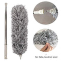 🧹 Microfiber Gray Fan Duster – Extendable Cleaning Brush &nbsp;
