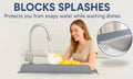 Kitchen Sink Splash Guard – Extra Wide Water Protection