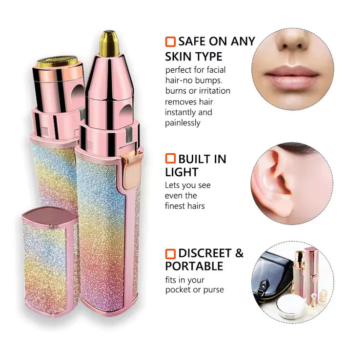 2-In-1 Flawless Eyebrow Trimmer – Perfect Brows & Smooth Skin Anytime