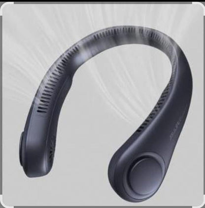 5000mAh Hanging Neck Fan Portable Folding Bladeless Ventilador Type-C  neck fans rechargeable 360°